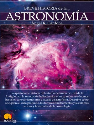 cover image of Breve historia de la astronomía